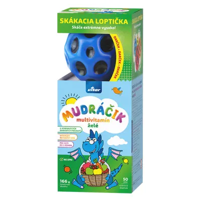 MUDRÁČIK multivitamín želé s loptičkou