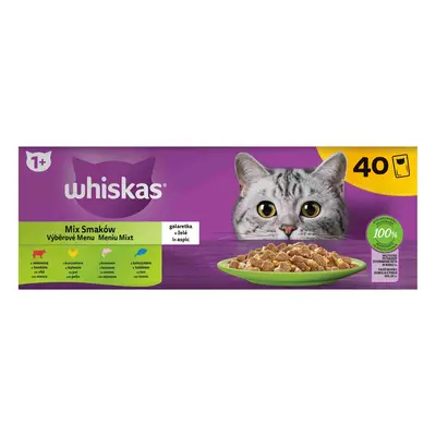 WHISKAS Kapsička Mixovaný výber v želé 40pack