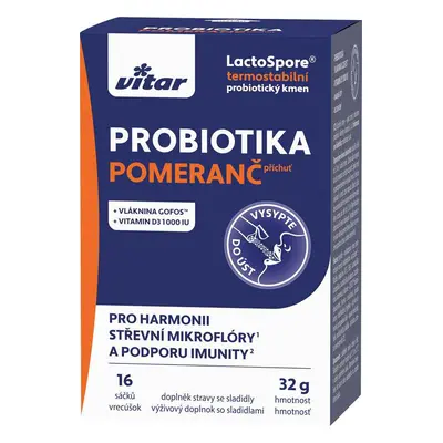 VITAR Probiotiká + Vláknina + Vitamín C,D