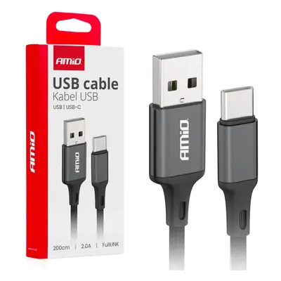 Kábel USB na USB-C 2A 200cm FullLINK AMIO-03900