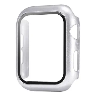 Ochranné puzdro s tvrdeným sklom na Apple Watch - Strieborné