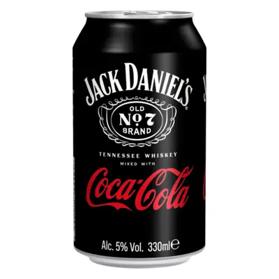 Jack Daniel's Jack Daniel’s & Cola 0,33l 5% Plech x6