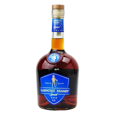 Karpatské Brandy Špeciál VS 38% 0,7 l (čistá fľaša)