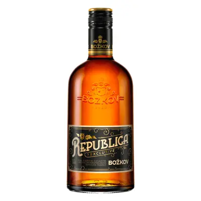 Božkov Republica Exclusive 38% 0,7 l (čistá fľaša)