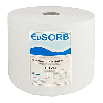 EuSORB HC 741 Papierová utierka AIRLAID Plus Biela