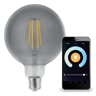 LED žiarovka E27 G125 4,9W = 40W 4000 - 6500 CCT+DIMM 270° Tuya Wi-Fi/Bluetooth