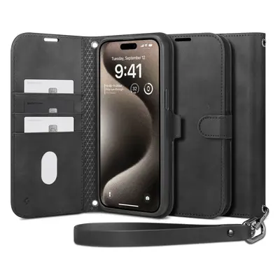 SPIGEN WALLET ”S” PRO IPHONE 15 PRO MAX BLACK