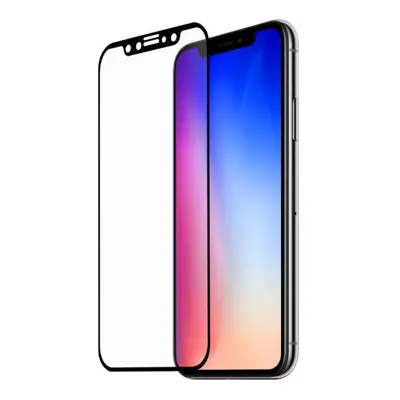 4D Tvrzené sklo Clearo pro Apple iPhone XS MAX - Black