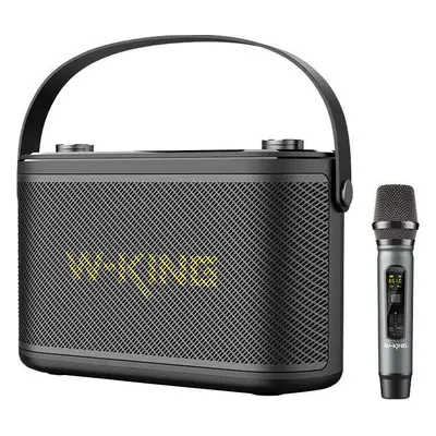 Bezdrátový reproduktor Bluetooth W-KING H10 S 80W + mikrofon (černý)