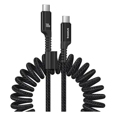 Rychlonabíjecí kabel USB-C na USB-C Baseus Fish-Eye 100W, 1 m (černý)