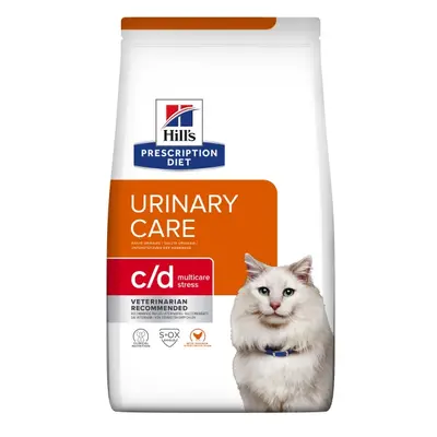 Hill's Prescription Diet c/d Urinary Stress Urinary Care suché krmivo pre mačky 1,5 kg