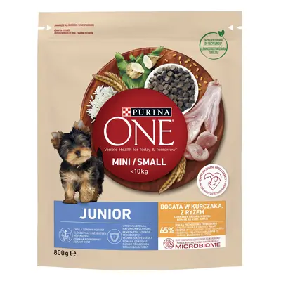 Purina ONE Mini Junior granule pre psov 0,8 kg