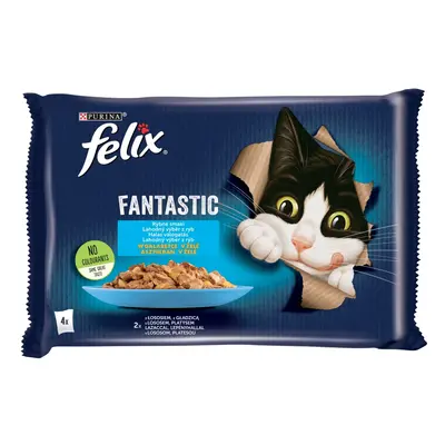 Felix Fantastic lahodný výber v želé - s lososom a platesou x g