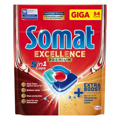 Somat Excellence Premium in kapsule do umývačky riadu ks