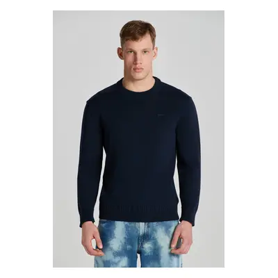 SVETER GANT D2. SAILOR C-NECK EVENING BLUE