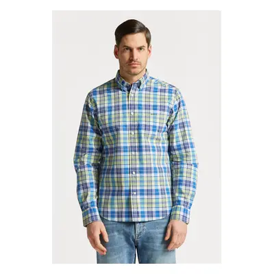 KOŠEĽA GANT REG UT COLORFUL CHECK SHIRT DAY BLUE