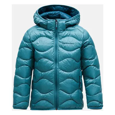 Bunda Peak Performance Jr Helium Down Hood Jacket Hydro Fresh