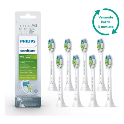 Štandardné hlavice pre sonické kefky 8 ks Philips Sonicare Optimal White HX6068/12