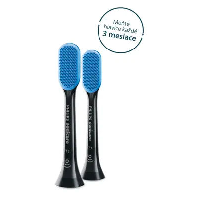 Hlavica na čistenie jazyka 2 ks Philips Sonicare TongueCare+ Black HX8072/11