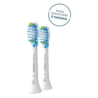 Štandardná veľkosť hlavice sonickej kefky 2 ks Philips Sonicare Premium Plaque Defense HX9042/17