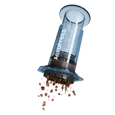 Turistický kávovar AeroPress Clear - blue