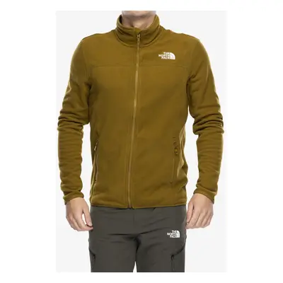 Flísová mikina The North Face Glacier Full Zip - moss green