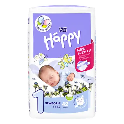 BELLA HAPPY Baby newborn detské plienky - kg kusov