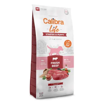 CALIBRA Life Fresh Beef Starter & Puppy granuly pre šteňatá ks, Hmotnosť balenia: 2,5