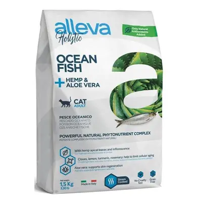 ALLEVA Holistic Adult Ocean Fish granule pre mačky 1,5 kg