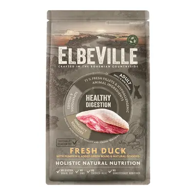 ELBEVILLE Healthy Digestion Fresh Duck granule pre psov kus, Hmotnosť balenia (g): kg