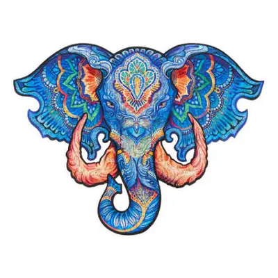 UNIDRAGON Drevené puzzle eternal elephant