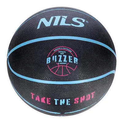 Basketbalová lopta NILS NPK271 Buzzer 7 - čierna