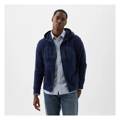 Mikina GAP Logo Fullzip Hoodie Tapestry Navy