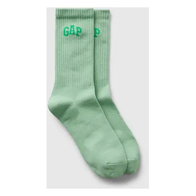 GAP Logo Crew Socks Meadow Green