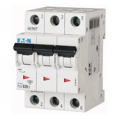 VO ELEKTRO Třinec PL6-B20/3 Istič, ch.B, 3p.6kA, 20A E-ELPRJI0018917