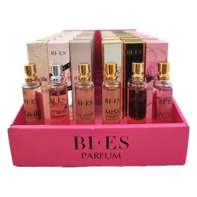 BI-ES Parfumy 15ml 36ks + 6testerov