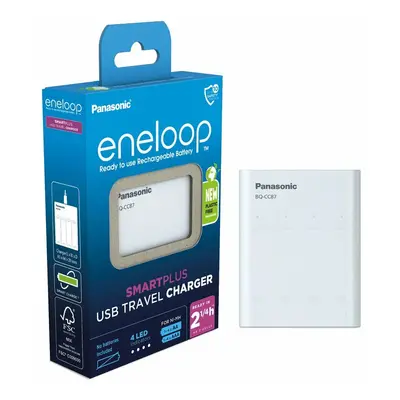 BQ-CC87USB Panasonic Eneloop EKO s funkciou powerbanky, USB, 4 nezávislé sloty