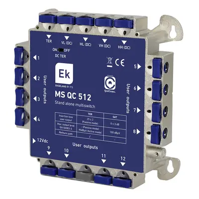 ITS MS QC 512 - multipřepínač 5/12 QuiCoax 8436548999971