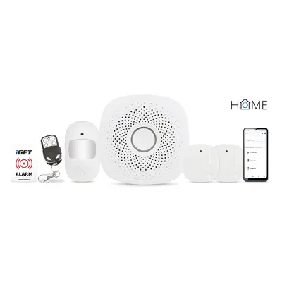 iGET HOME X1 - Inteligentný Wi-Fi alarm, v aplikácii aj ovládanie IP kamier a zásuviek, Android,