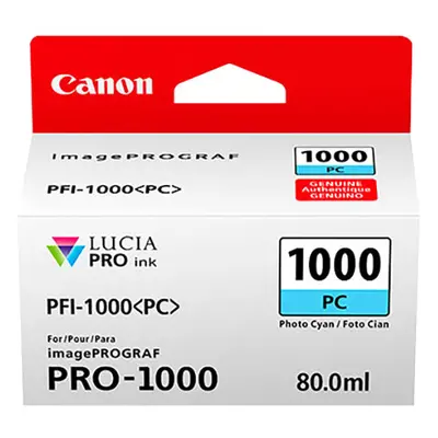 Canon PFI-1000 PC, foto azúrový 0550C001