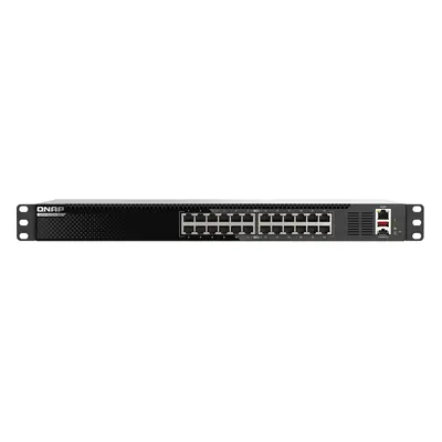 QNAP L3 Lite riadený switch QSW-M3224-24T (24x 10GbE port - podpora rýchlostí: 10G/5G/2,5G/1G/10