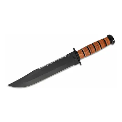 KA-BAR KB-2217 BIG BROTHER nôž na prežitie 24 cm, kožená rukoväť, kožené puzdro