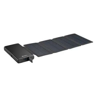 NONAME Sandberg Solar 4-Panel Powerbank 25000 mAh, solárna nabíjačka, čierna 420-56