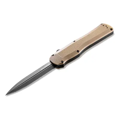 Benchmade 3400BK-2 AUTOCRAT vyskakovací taktický nôž 9,4 cm, čierna, hnedá Coyote, G10