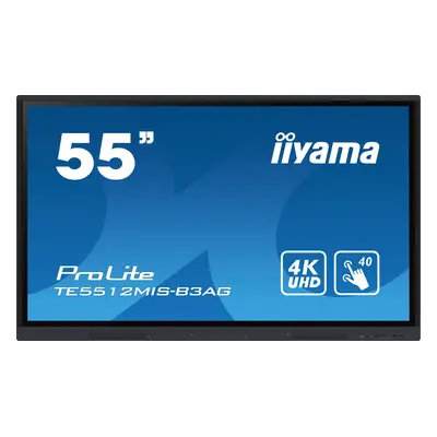 55'' iiyama TE5512MIS-B3AG: IPS, 4K, 40P, HDMI, VGA TE5512MIS-B3AG