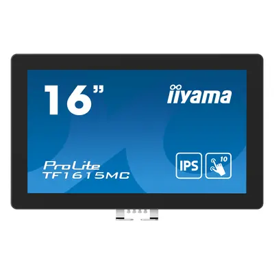 16'' iiyama TF1615MC-B1: FHD, 10P, IP65, HDMI, DP, VGA TF1615MC-B1