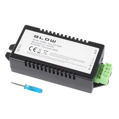 Blow Zosilňovač Bluetooth 2x30W, 24V DC