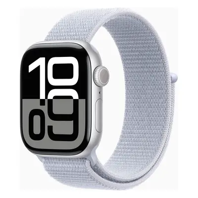 Apple Watch S10/46mm/Silver/Šport Band/Blue Cloud MWWN3QC/A