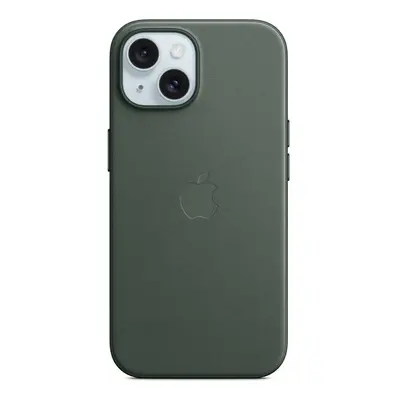 APPLE iPhone 15+ FineWoven Case with MS - Evergreen MT4F3ZM/A