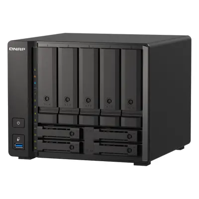 QNAP TS-h973AX-32G (Ryzen 2,2GHz, ZFS, 32GB RAM, 5x 3,5'' + 4x 2,5'' SATA/2x U.2, 2x 2,5GbE, 1x 